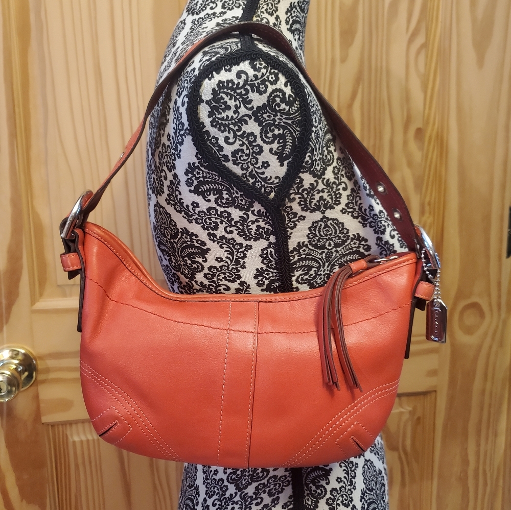 Coach Leather Small Soho Hobo Shoulder Bag Purse F05S 8A01